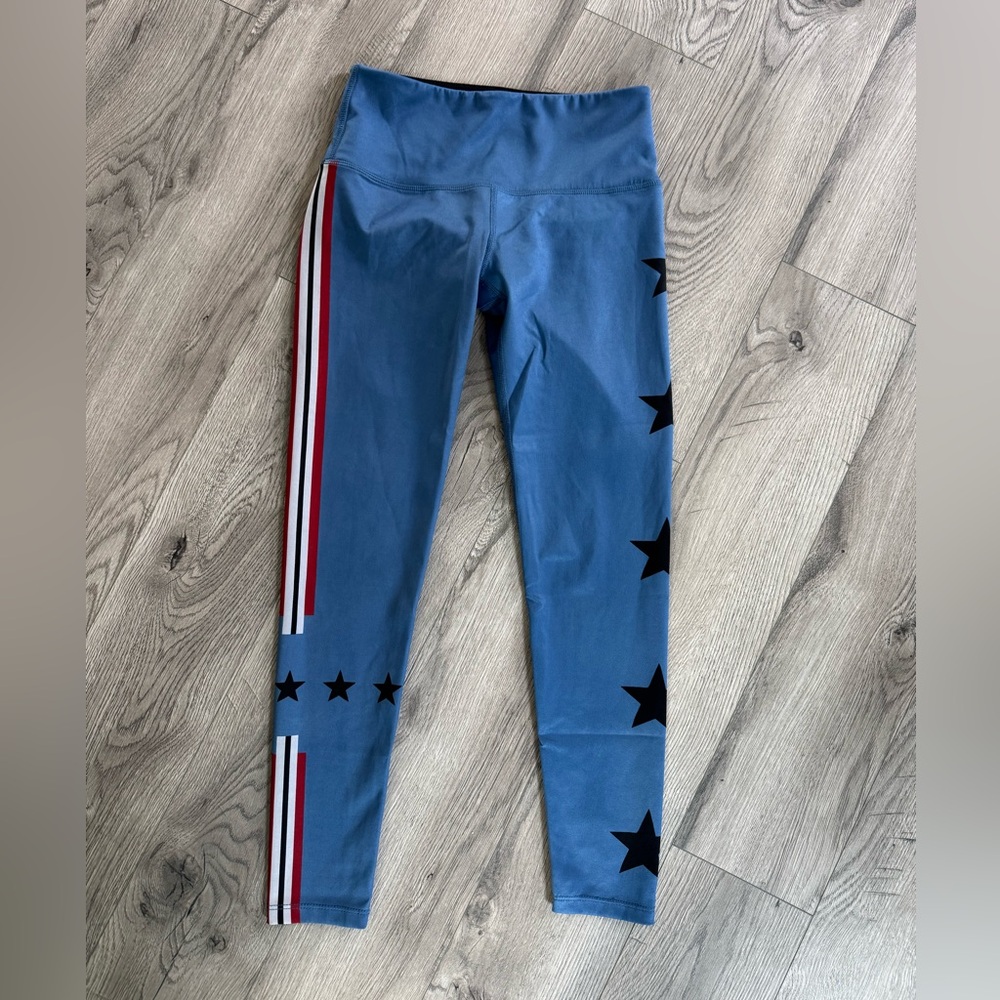 Noli Blue Star Stripe Leggings